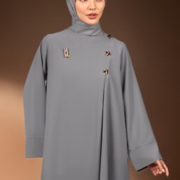 BLUS KURUNG TENTREM KELABU