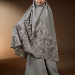 MUKENA ANAK TENTREM KELABU