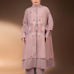 GAUN MIDI BERMOTIF TENTREM SARI